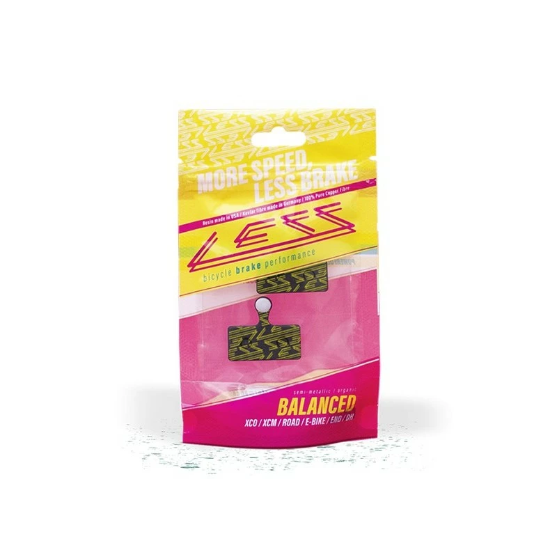 PLAQUETTES DE FREIN LESS BALANCED - SRAM 1 PLAQUETTES DE FREIN LESS BALANCED - SRAM