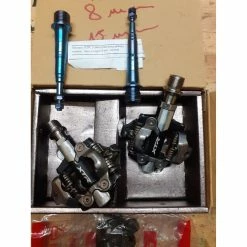Pédales Auto Shimano 7 Pédales Auto Shimano -PNEUS BIKELIFE Boutique pedales xtr axe 52 plus titanes neufs 3