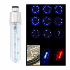 1 Pièces LED Vélo Roue Lumière Lettre Changement Hot Wheels Plus Lumineux Cadeau Lampe à Gaz ACCESSOIRES VELO - DECORATION - Avis / Test