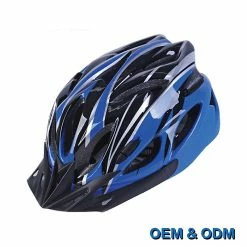 Unbranded Casque De Vélo Bleu + Noir Casque De Vélo De Montagne Casque Monobloc