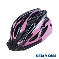 Unbranded Rose + Noir Casque De Vélo De Montagne Casque De Vélo De Montagne Casque D’une Seule Pièce