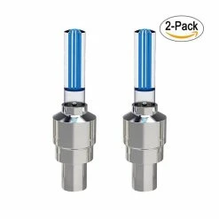 2 PCS Blue -Lampe Fluorescente à Accrocher Sur Le Gonfleur De Roue De Vélo,éclairage En Forme De Buse à Poser Sur La Valve - Avis / Test