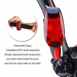 HSKMALL Outils De Vélo Lumières De Vélo Multifonctionnel Extérieur Mini Avertissement Lumière De Vélo Feu Arrière Sac à Dos Casque Léger -PNEUS BIKELIFE Boutique 224072460 max