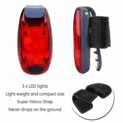 HSKMALL Outils De Vélo Lumières De Vélo Multifonctionnel Extérieur Mini Avertissement Lumière De Vélo Feu Arrière Sac à Dos Casque Léger -PNEUS BIKELIFE Boutique 224072481 max