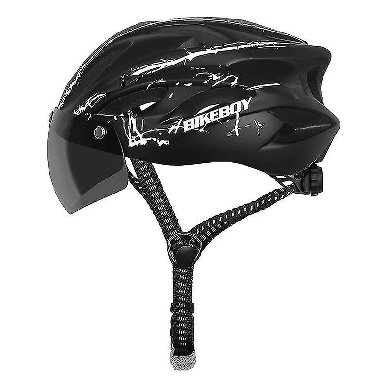 Unbranded Casque De Cyclisme Avec Lunettes Casque De Vélo Monobloc Vtt Acc 1 Unbranded Casque De Cyclisme Avec Lunettes Casque De Vélo Monobloc Vtt Acc