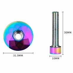 Unbranded Casque De Vélo Cap Road Bike Stem Casque Top Cap Cover Avec Vis Pour Tube De Tête De Fourche De 28,6 Mm, Violple -PNEUS BIKELIFE Boutique 329051333 max