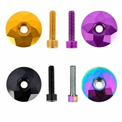 Unbranded Casque De Vélo Cap Road Bike Stem Casque Top Cap Cover Avec Vis Pour Tube De Tête De Fourche De 28,6 Mm, Violple -PNEUS BIKELIFE Boutique 329051336 max