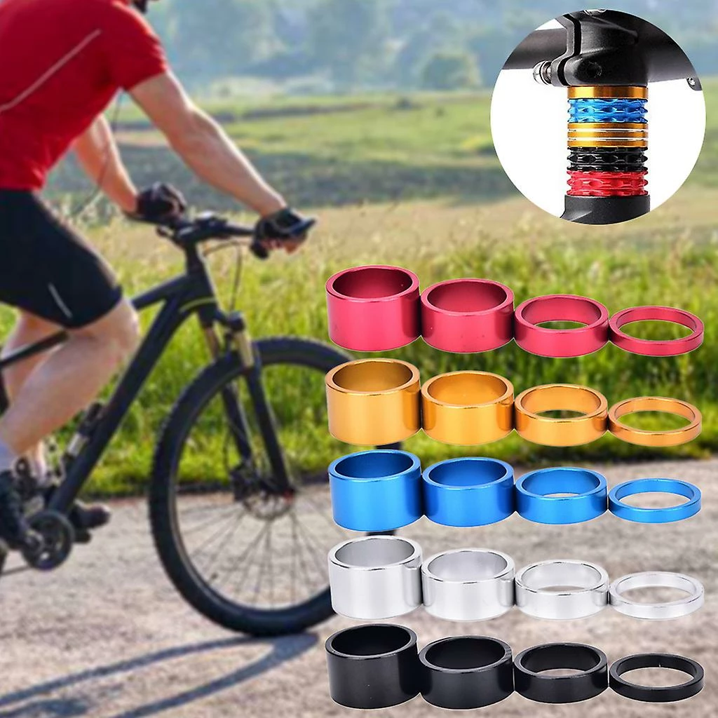 Unbranded 4pcs / Lot MTB Casque Laveuse Raise Guidon Bicycle Fork Washer Stem Spacers 3 Unbranded 4pcs / Lot MTB Casque Laveuse Raise Guidon Bicycle Fork Washer Stem Spacers – Image 3