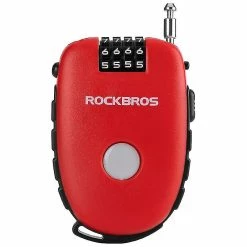 Unbranded Chaîne Télescopique Bicycle Code Lock Antivol Steel Wire Bike Lock Casque Sac à Dos Password Lock