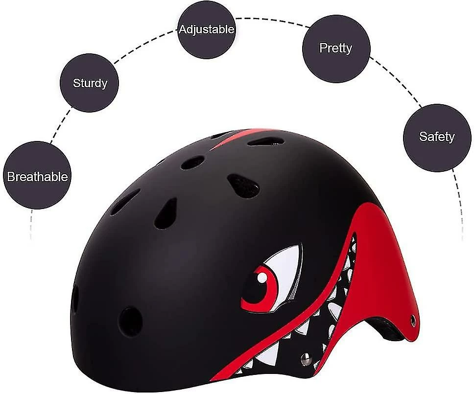 Lequeen Casque Pour Enfants 2-5 Ans Garçons Et Filles. Casque De Vélo Réglable. Patineur Pour Enfants H 3 Lequeen Casque Pour Enfants 2-5 Ans Garçons Et Filles. Casque De Vélo Réglable. Patineur Pour Enfants H – Image 3