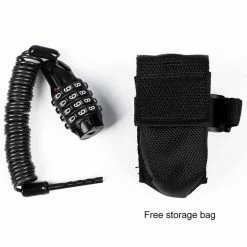 Unbranded Mini Casque Antivol Serrure De Casque à 4 Chiffres Serrure De Vélo Serrure De Câble -PNEUS BIKELIFE Boutique 473992378 max