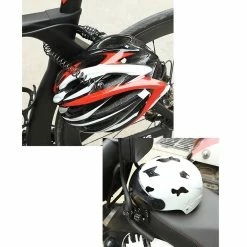 Unbranded Mini Casque Antivol Serrure De Casque à 4 Chiffres Serrure De Vélo Serrure De Câble -PNEUS BIKELIFE Boutique 473992566 max