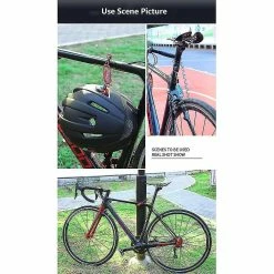 Unbranded Bicycle Lock Anti-theft Casque Lock Moto 3 Digit Combination Password Safety Cable Lock Bike -PNEUS BIKELIFE Boutique 554485471 max