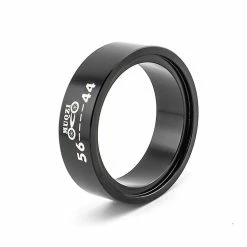 Unbranded Adaptateur De Casque Road Bike Tapered Tube Frame Adaptateur De Casque, 56-44mm Noir