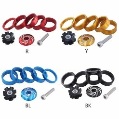 Unbrand 1/8 Pouce Casque Spacer Top Cap Casque Star Nut Pour W / Stem -PNEUS BIKELIFE Boutique 575195416 max