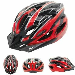 Unbranded Casque De Vélo Adulte Avec Lumière USB Rechargeable, Casque De Vélo Homme Femmes, Cyclisme Sur Route