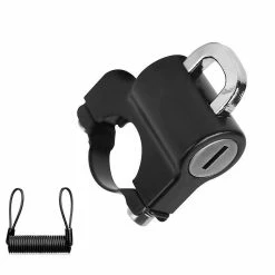 Unbranded Mini Portable Bicycle Lock Electric Scooter Casque Lock Moto Guidon Fixe Antivol Casque Lock En Gros
