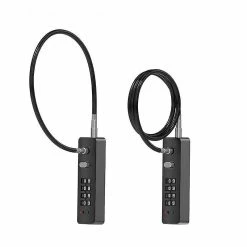 Unbranded 2pcs Type Pratique, Diamètre De Fil Plus épais, Tige De Poussée Modifiée, Serrure En Acier Blanc, Casque De Vélo, Porte Coulissante, Verrouillage Par Mot De Passe, Cadenas De Mot De Passe -PNEUS BIKELIFE Boutique 623149998 max