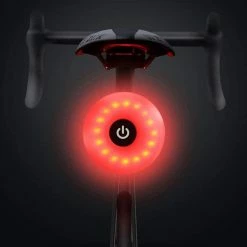 Unbranded Feu Arrière De Vélo, Sport Led Arrière Vélo Lumière Usb Rechargeable, Rouge Haute Intensité Vélo Feu Arrière Imperméable à L’Eau, Casque Sac à Dos Led Lampe Avertissement De Sécurité