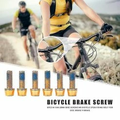 Unbranded 6pcs Mi Xim M6x18mm Vélo Casque Tige Fixation Boulon Vis Cyclisme Pièces Vélo Outils De Réparation De Vélo De Montagne -PNEUS BIKELIFE Boutique 640271764 max