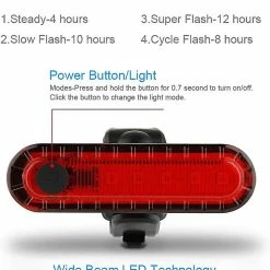 Baodan Feu Arrière De Vélo Arrière 2 Pack, Ultra Lumineux Usb Rechargeables Feux Arrière De Vélo, Accessoires LED Rouges Haute Intensité S’adapte Sur N’importe Quel Vélo Ou Casque. Facile à Utiliser 7 Baodan Feu Arrière De Vélo Arrière 2 Pack, Ultra Lumineux Usb Rechargeables Feux Arrière De Vélo, Accessoires LED Rouges Haute Intensité S’adapte Sur N’importe Quel Vélo Ou Casque. Facile à Utiliser -PNEUS BIKELIFE Boutique 640649008 max