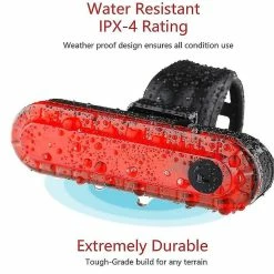 Unbranded Feu Arrière De Vélo Arrière 2 Pack, Ultra Lumineux Usb Rechargeables Feux Arrière De Vélo, Accessoires LED Rouges Haute Intensité S’adapte Sur N’importe Quel Vélo Ou Casque. Facile à Utiliser -PNEUS BIKELIFE Boutique 642433763 max