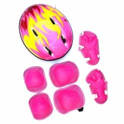 Unbranded 3-6 Ans Casque Pour Enfants Vélo 7pcs / Ensemble Ultralight Children's Protective Girls Cycling Riding Helmet