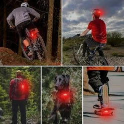 Aowear Led Arrière Vélo Arrière Feu Arrière 2 Pack, Ultra Bright Usb Rechargeable Vélo Feux Arrière, Vélo Étanche Rétro-Éclairage Pour Casque De Cyclisme Avertissement De Sécurité Strobe -PNEUS BIKELIFE Boutique 684292531 max