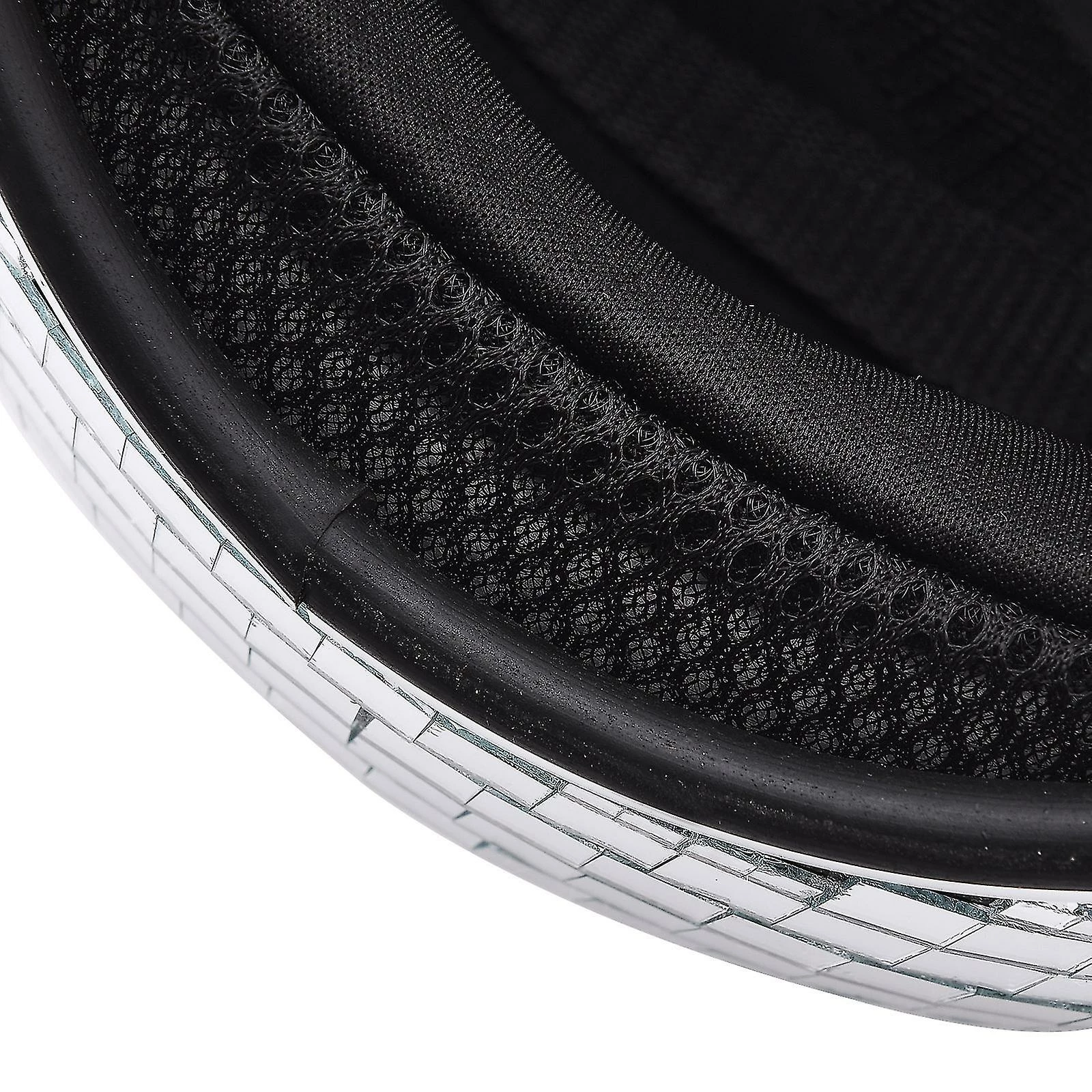 Unbranded Casque Disco Glitter Cowboy Party Casque Casque De Cyclisme Argent 3 Unbranded Casque Disco Glitter Cowboy Party Casque Casque De Cyclisme Argent – Image 3