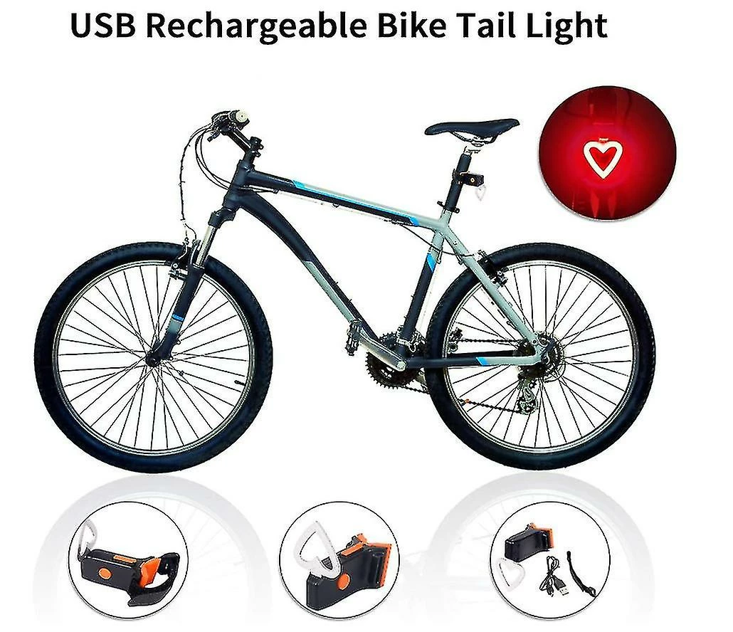 Nw 1776 Feu Arrière De Vélo, Lumière Arrière De Vélo à Led Rechargeable USB, Feu Arrière De Vélo étanche, Rouge Haute Intensité, Lampe De Sac à Dos De Casque En Forme De Cœur, 5 Mode Stro 1 Nw 1776 Feu Arrière De Vélo, Lumière Arrière De Vélo à Led Rechargeable USB, Feu Arrière De Vélo étanche, Rouge Haute Intensité, Lampe De Sac à Dos De Casque En Forme De Cœur, 5 Mode Stro