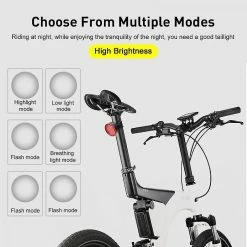 Nw 1776 Shxx Casque De Vélo Light Seat Tube Taillight Usb Chargeable Bike Saddle Bag Led Lamp Cycling Helmet Backpack Cushion Bag Rear Lightred Xq-zxc47 -PNEUS BIKELIFE Boutique 769017099 max