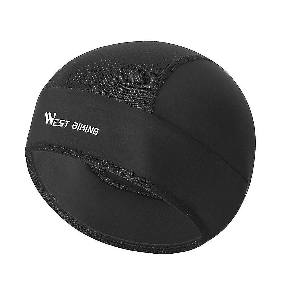 Nw 1776 West Biking Ice Silk Cooling Skull Cap Cyclisme Running Hat Uv Protection Casque - Noir 1 Nw 1776 West Biking Ice Silk Cooling Skull Cap Cyclisme Running Hat Uv Protection Casque - Noir