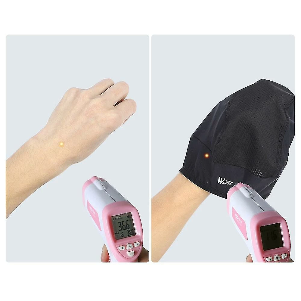 Nw 1776 West Biking Ice Silk Cooling Skull Cap Cyclisme Running Hat Uv Protection Casque - Noir 3 Nw 1776 West Biking Ice Silk Cooling Skull Cap Cyclisme Running Hat Uv Protection Casque - Noir – Image 3