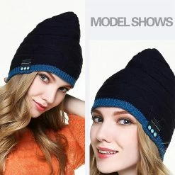 Unbranded Sans Fil Bluetooth Compatible Poisson Modèle Tricoté Velours Hiver Casque Chaud Cap Musique Appel Casque Chapeau Pour Nuit Courir Pêche Sports De Plein Air T -PNEUS BIKELIFE Boutique 776473479 max