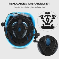 Nw 1776 Casque D’escalade Casque De Sécurité De Cyclisme W / Lampe Frontale Earmuff Feu Arrière Points D’attache Pour La Randonnée Escalade Casque De Vélo Spéléologique -PNEUS BIKELIFE Boutique 786958307 max