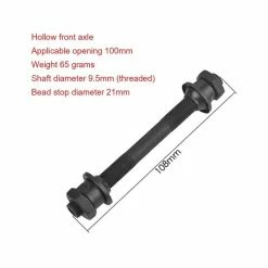 Accessoire Vélo,108-145mm Avant-arrière Vtt Vélo Roue Moyeu Essieu Axe Axe Creux - Type Front 108mm - Avis / Test