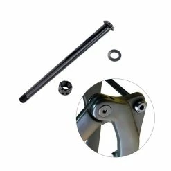 Accessoire Vélo,Joint D'arbre D'axe Traversant Avec écrou Pour Vtt, Cadre D'ouverture, Axe De Roue De 12mm, Pièces De Bicycl - Avis / Test