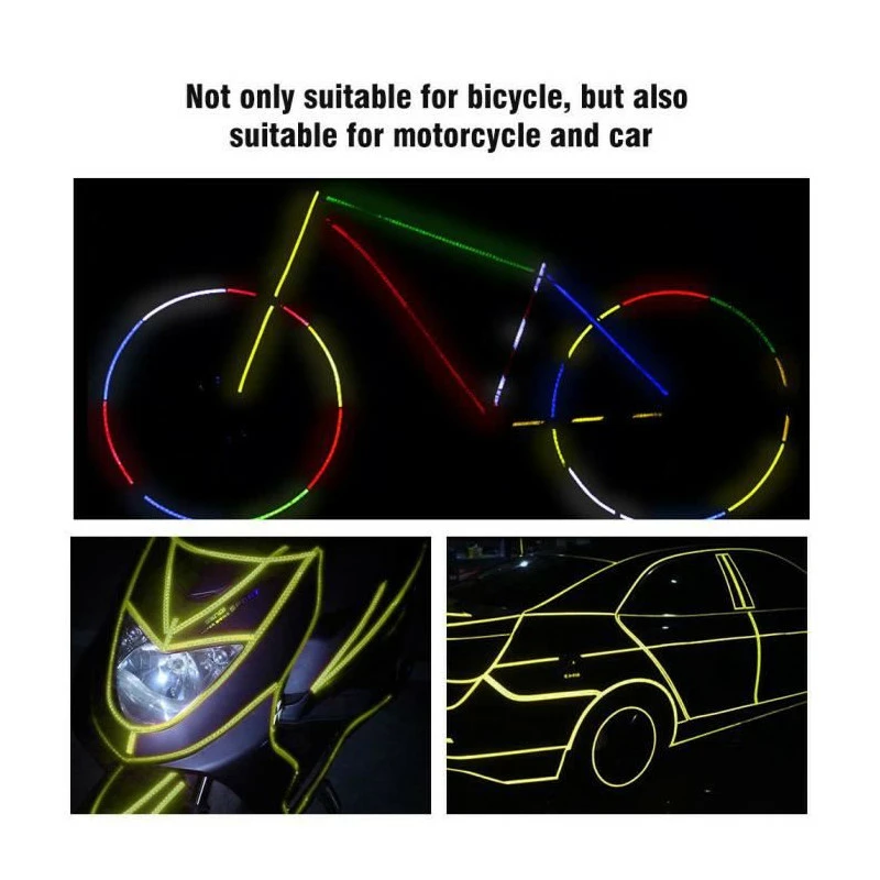 Atyhao Décalcomanies Vélo 2 Rouleaux Vélo Cyclisme Autocollants Réfléchissants Bande De Bande De Décalcomanie De Roue De - Avis / Test 1 Atyhao Décalcomanies Vélo 2 Rouleaux Vélo Cyclisme Autocollants Réfléchissants Bande De Bande De Décalcomanie De Roue De - Avis / Test