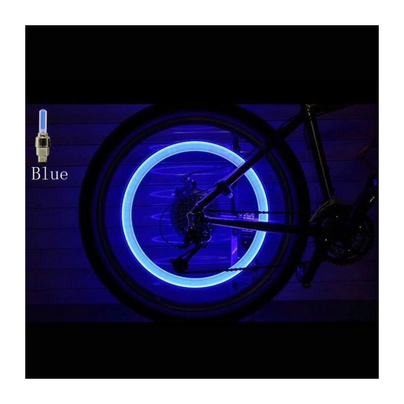 Couleur Bleue Bouchon De Valve De Bicyclette, Lumière Flash De Bicyclette, Lumières De Roue De Vélo De Route, - Avis / Test 1 Couleur Bleue Bouchon De Valve De Bicyclette, Lumière Flash De Bicyclette, Lumières De Roue De Vélo De Route, - Avis / Test