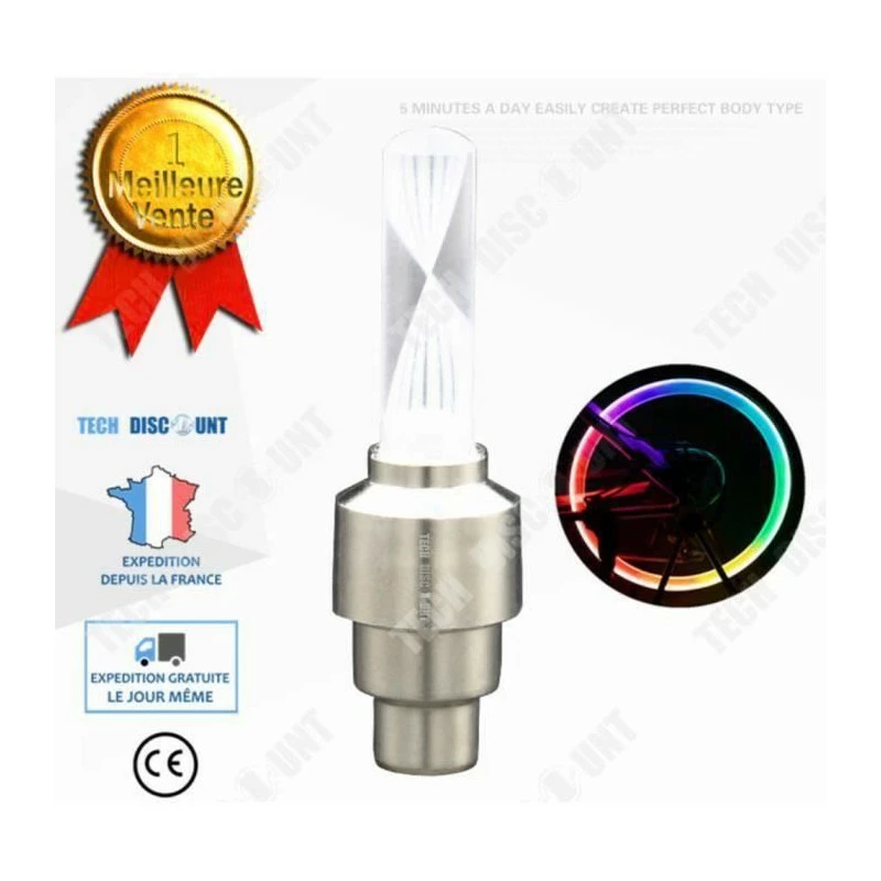 CW10945-TD Eclairage Roue Vélo à LED Lumière Rouge Vert Bleu Multicolore Lot 4 Pneu Rayons VTT VTC étanche Ultra-lumineux D - Avis / Test 1 CW10945-TD Eclairage Roue Vélo à LED Lumière Rouge Vert Bleu Multicolore Lot 4 Pneu Rayons VTT VTC étanche Ultra-lumineux D - Avis / Test