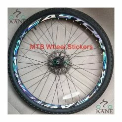 EA90XC 2 Roues-ensemble VTT 26-27. 5-29 Pouces Autocollants De Roue Roue De Vélo Autoc - Modèle: 26 White And Green - UOZXCT - Avis / Test