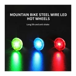 En Plein Air Bike Light Sports Cyclisme Vélo Roue Spokes Vent Léger Incendie De Bicyclette Lumière Accessoires Vélo - Avis / Test