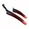 Garde-boue Avant,garde-boue Arrière De Roue De Vélo De Montagne,VTT,route,réglable,épais Et Large Pour 24-26 Pouces Rouge - Avis / Test