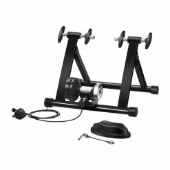 Home Trainer Vélo Pliable Pour Roue 26-28’’ 700c Avec 8 Réglages De Résistance, Support D'entrainement Vélo Avec Pati - Avis / Test
