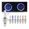 Lumières De Vélo 2pcs Voiture Moto Roue Pneu Pneu Valve Bouchon Flash LED A Parlé R280 - Avis / Test