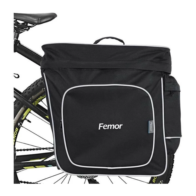 Sacoche De Vélo Porte-bagages, Double Sacoche De 30 L, Grande Capacité, Sacoche De Roue Arrière, Plusieurs Poches, Réfléch - Avis / Test 1 Sacoche De Vélo Porte-bagages, Double Sacoche De 30 L, Grande Capacité, Sacoche De Roue Arrière, Plusieurs Poches, Réfléch - Avis / Test