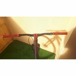 Vélo Urbain Rockrider -PNEUS BIKELIFE Boutique velo 275 single speed noir et rouge 4