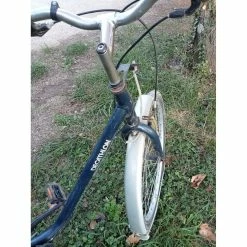 Vélo Urbain Autre Marque -PNEUS BIKELIFE Boutique velo decathlon bleu femme ville 3