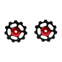 Vélo Derailer Poulies Vélo Arrière De Dérailleur Vélo Variable Variable Black Speed ​​Vitesse Roue 2pcs - Avis / Test