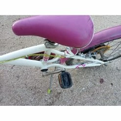 Vélo Urbain Autre Marque -PNEUS BIKELIFE Boutique velo fille 20 pouces decatlhon 100 percent girl rose et blanc 2